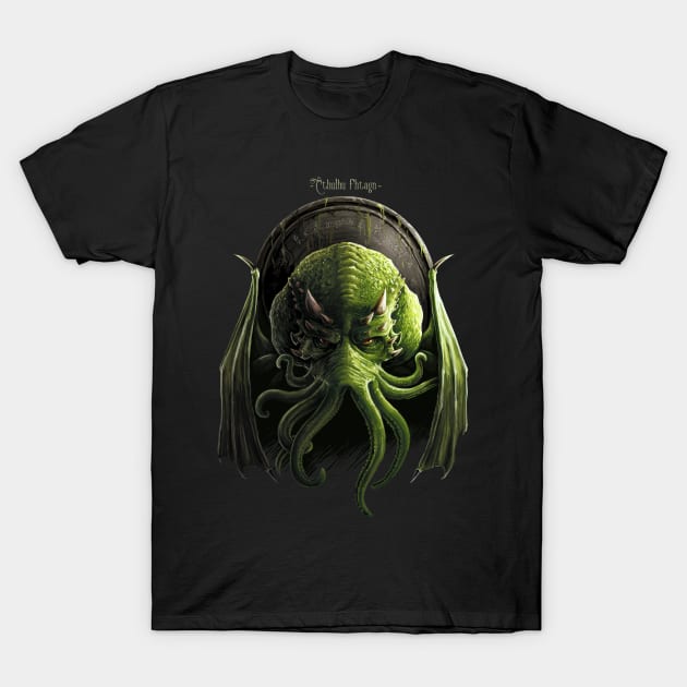 CTHULHU FHTAGN T-Shirt by BER